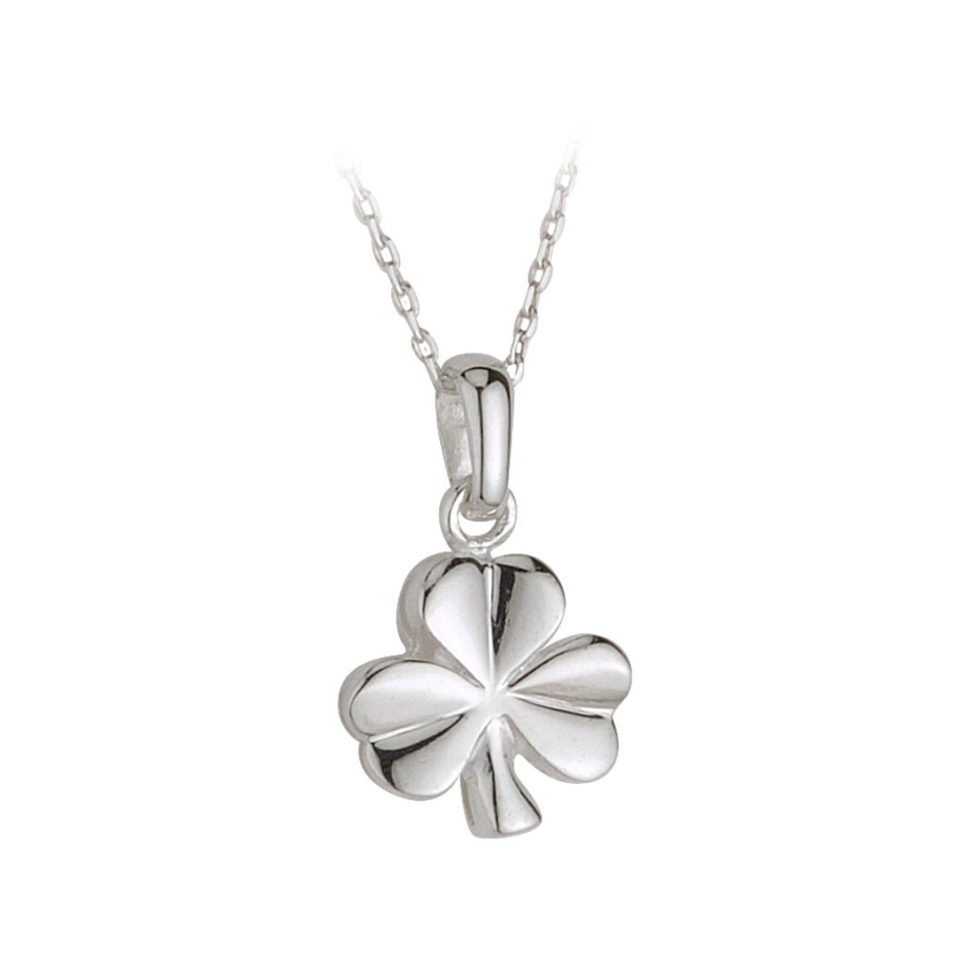 Solvar | Sterling Silver Shamrock Pendant