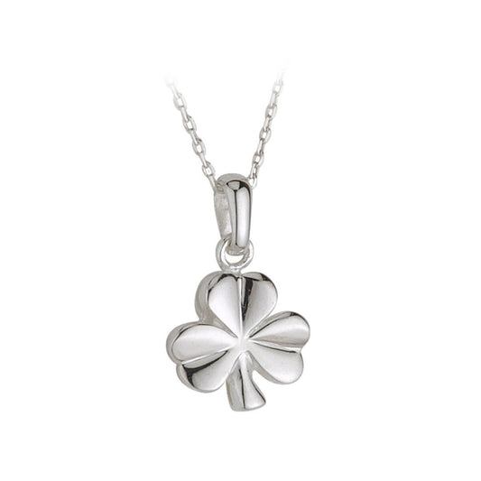 Solvar | Sterling Silver Shamrock Pendant