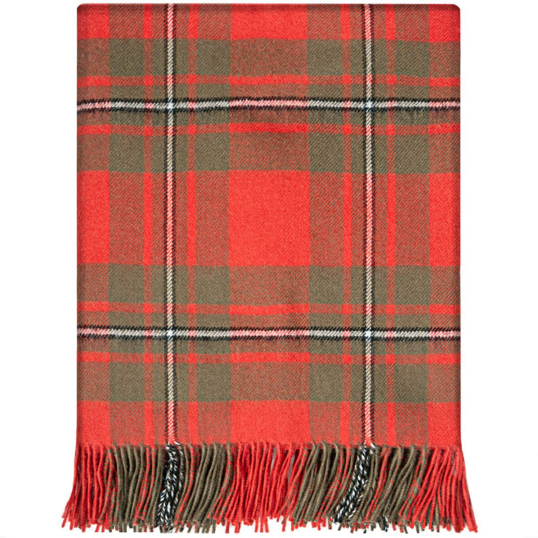 Lochcarron | Tartan Lambswool Blanket - MacGregor Weathered