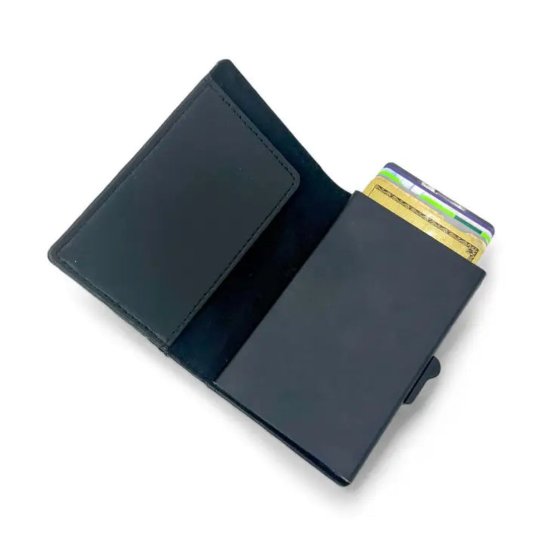 Harris Tweed | Pop Up Card Wallet | Charcoal