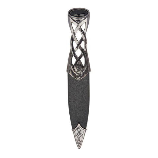 Sgian Dubh | Islay Chrome with Stone