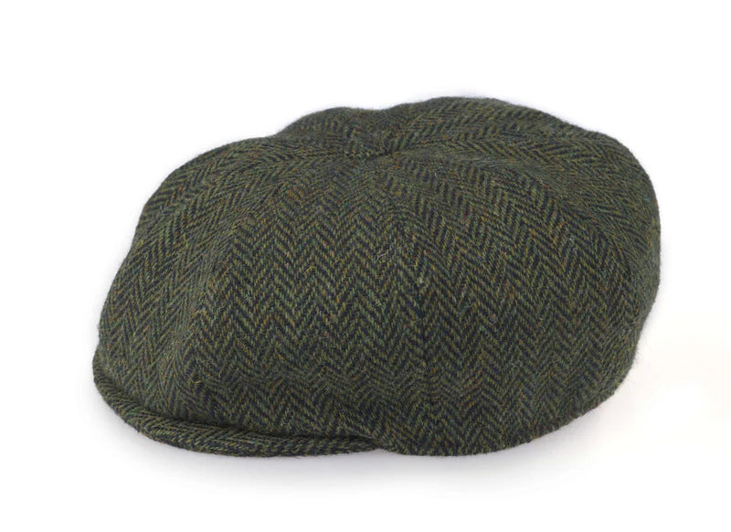 Hanna Hats | Harris Tweed Connery Newsboy Cap