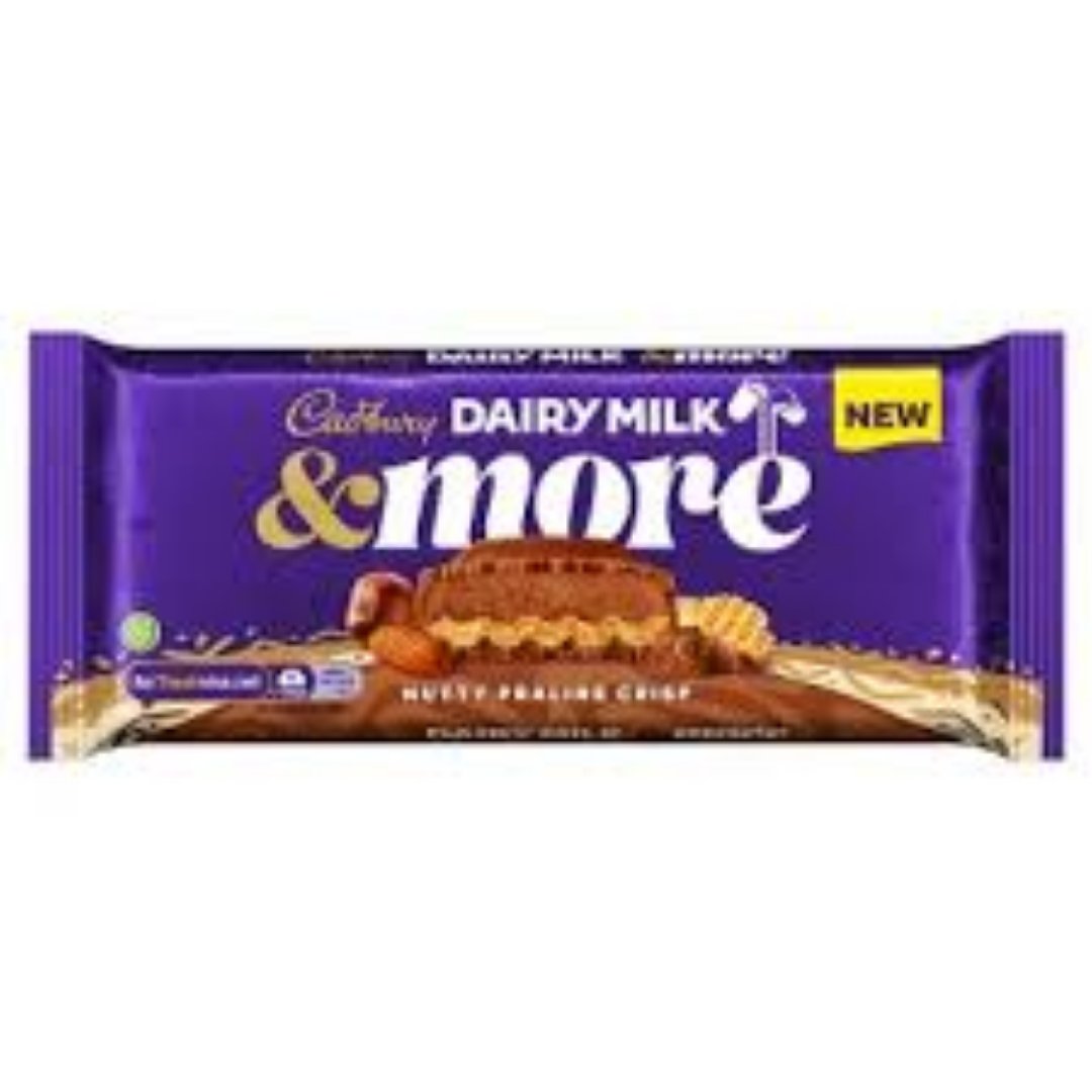 Cadbury | Dairy Milk Nutty Praline Crisp Bar 180g