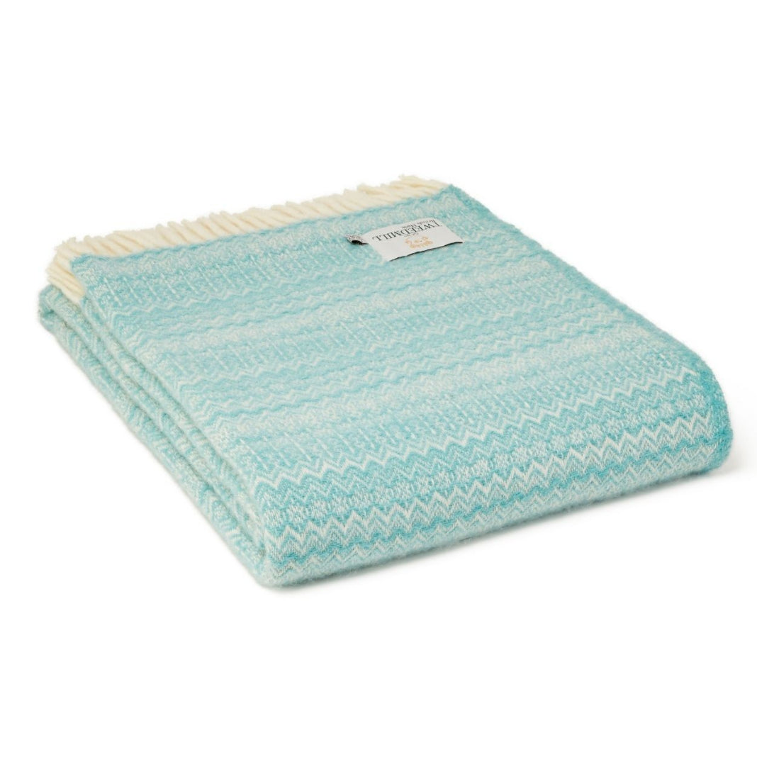 Tweedmill | Fair Isle Throw Spearmint