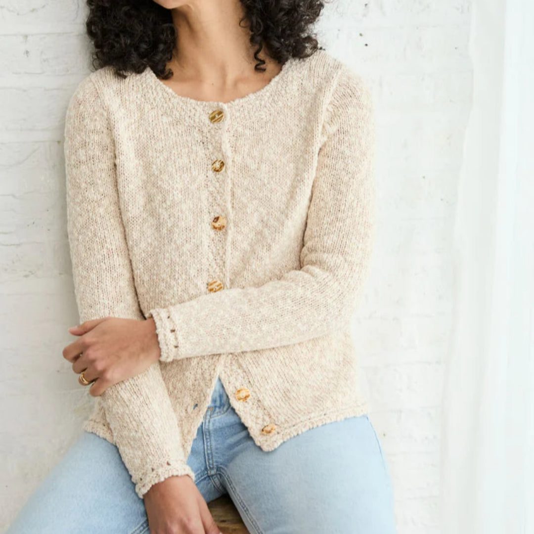 Aran Woollen Mills | Cotton & Linen Cardigan
