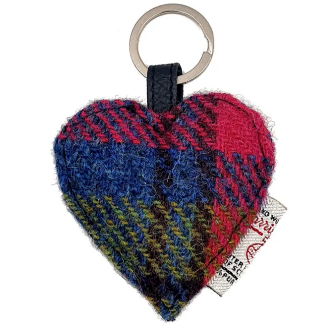 Harris Tweed | Heart Keyring