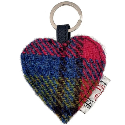 Harris Tweed | Heart Keyring