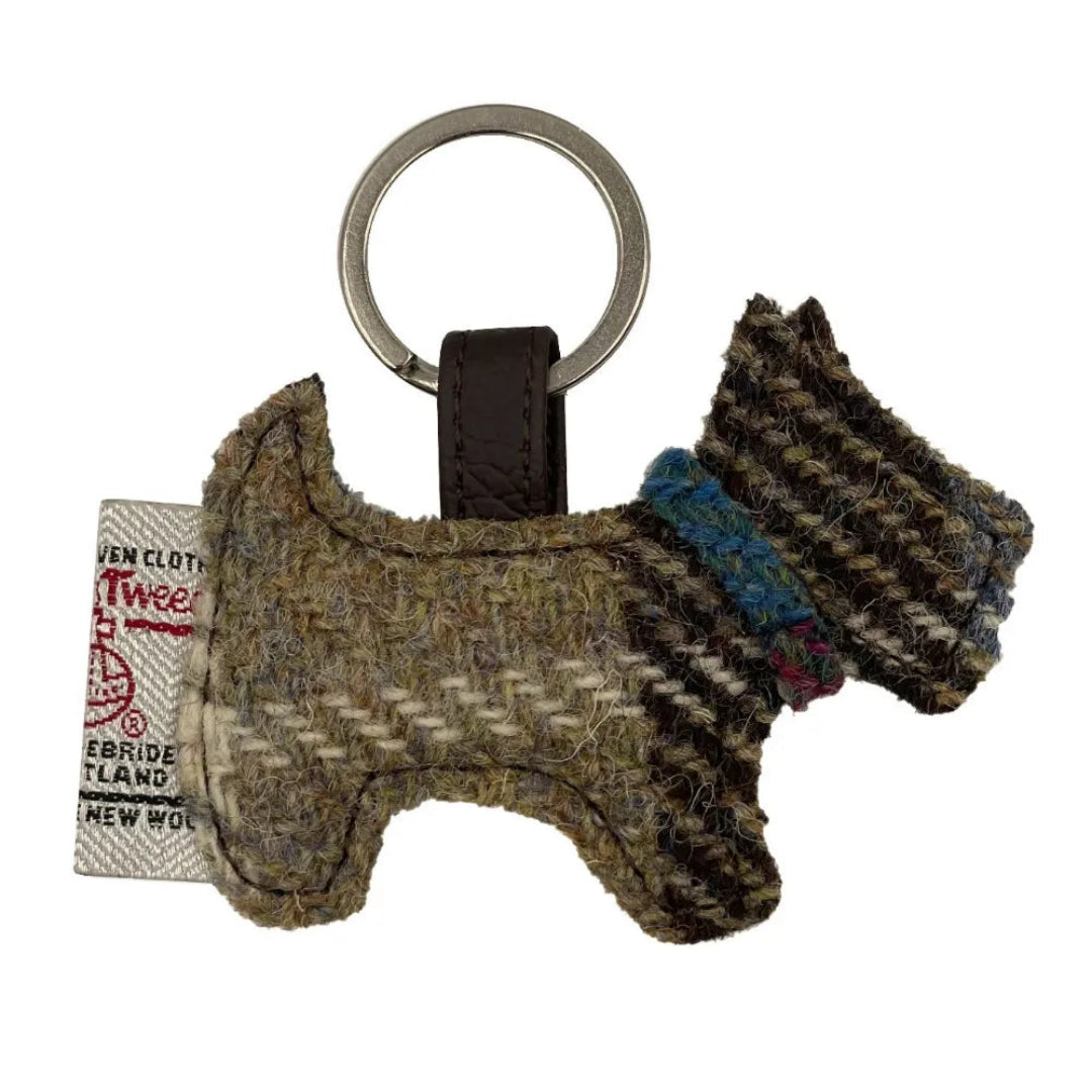 Harris Tweed | Scottie Dog Keyring