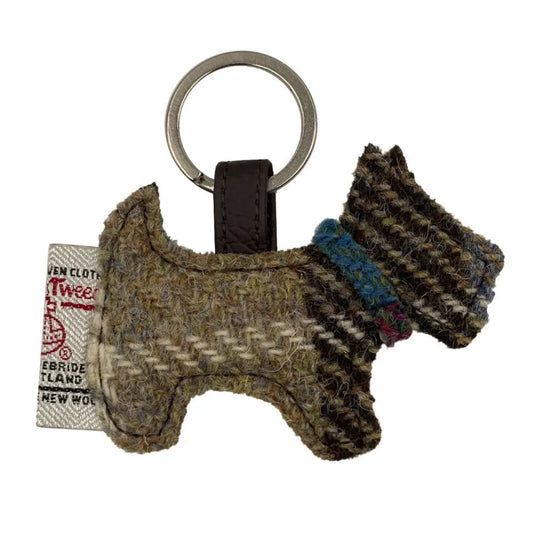 Harris Tweed | Scottie Dog Keyring
