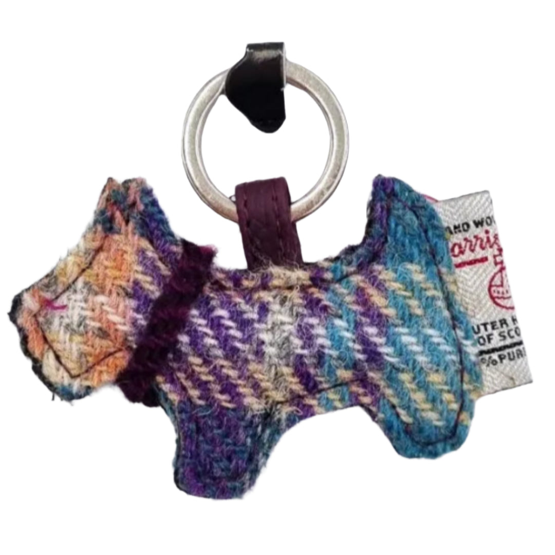 Harris Tweed | Scottie Dog Keyring