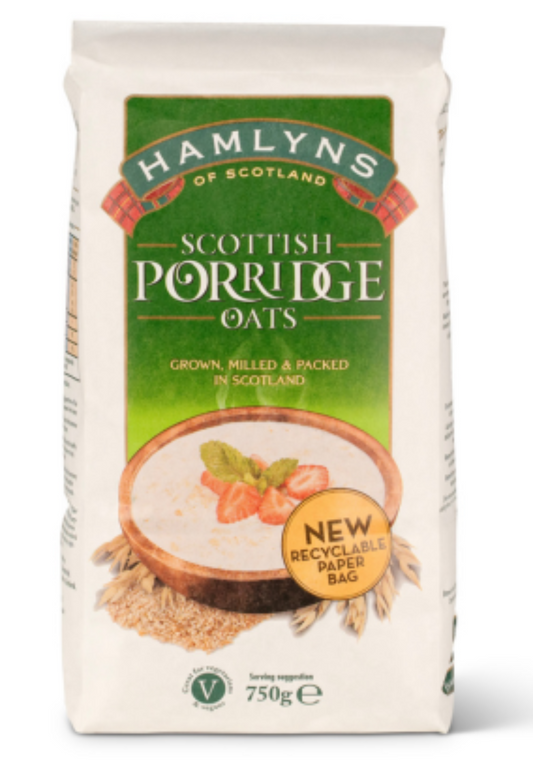 Hamlyns of Scotland | Scottish Porridge Oats 750g