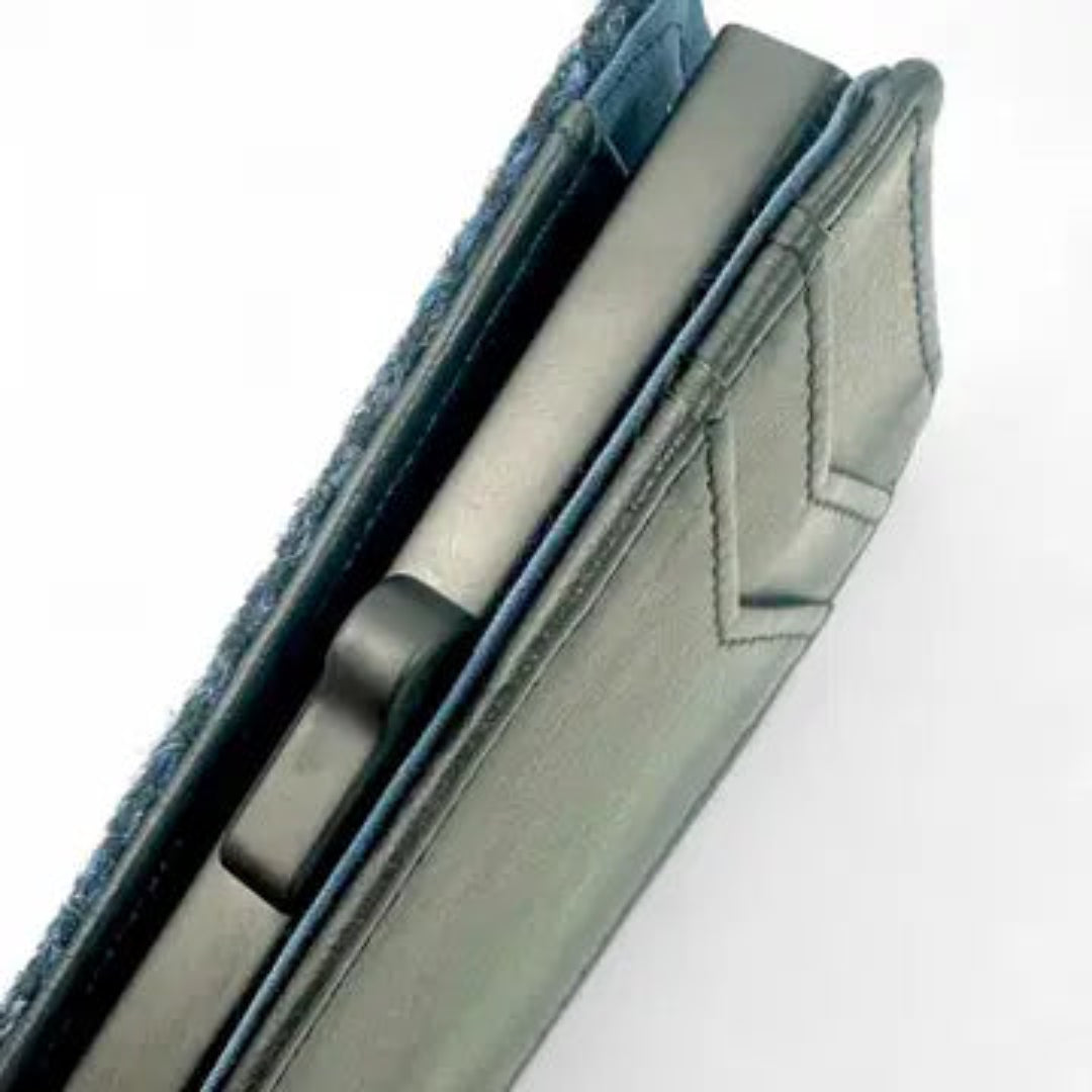 Harris Tweed | Pop up Card Wallet | Blue