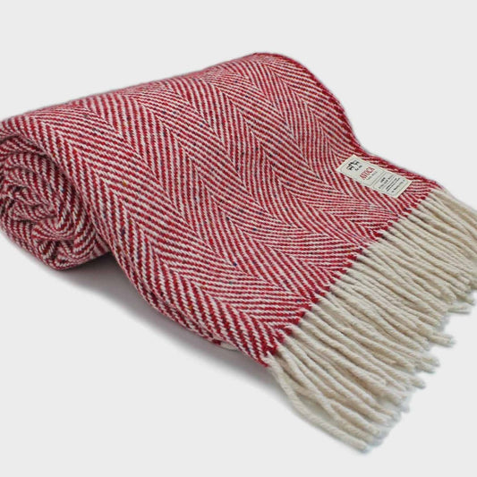 Avoca | Heavy Herringbone Wool Throw