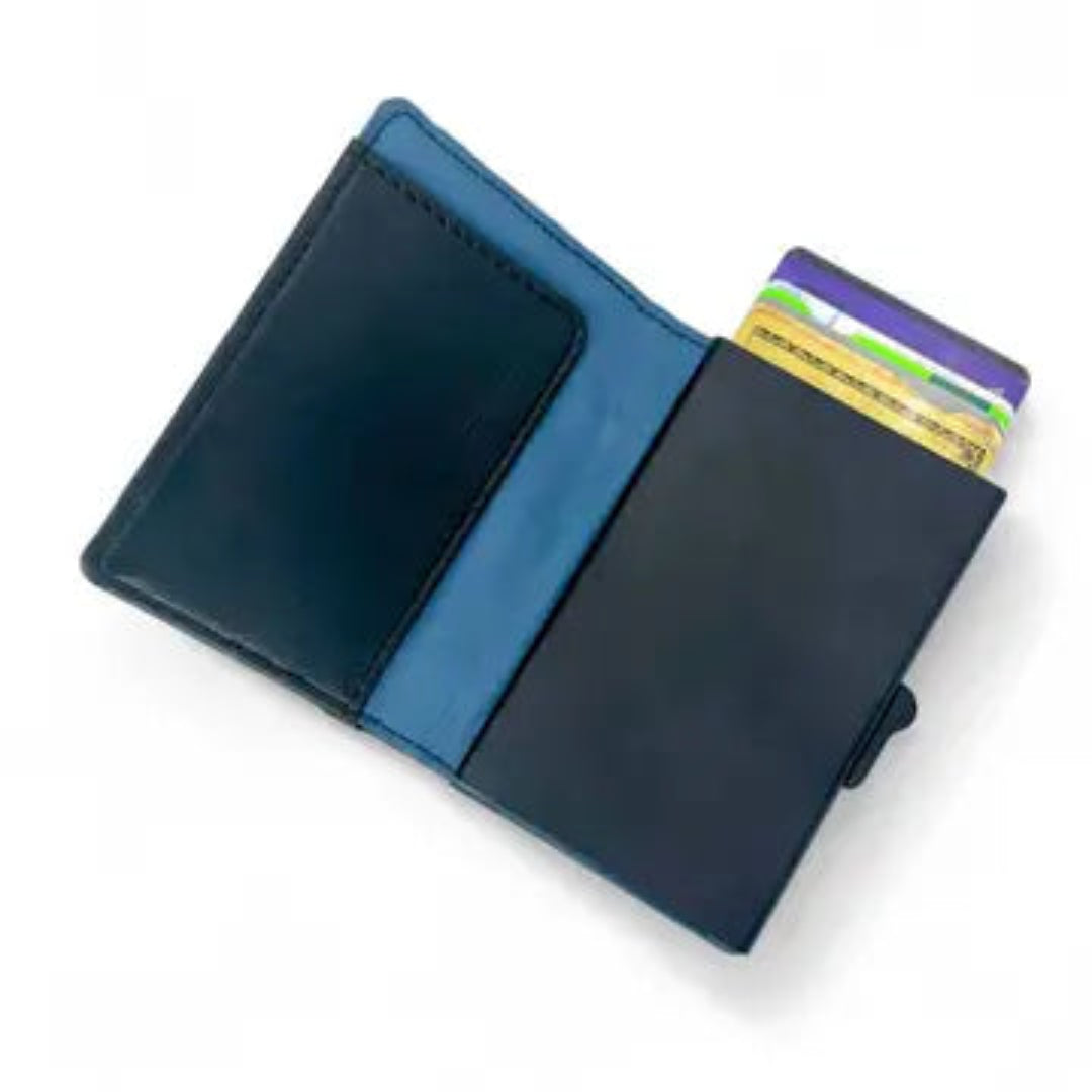 Harris Tweed | Pop up Card Wallet | Blue