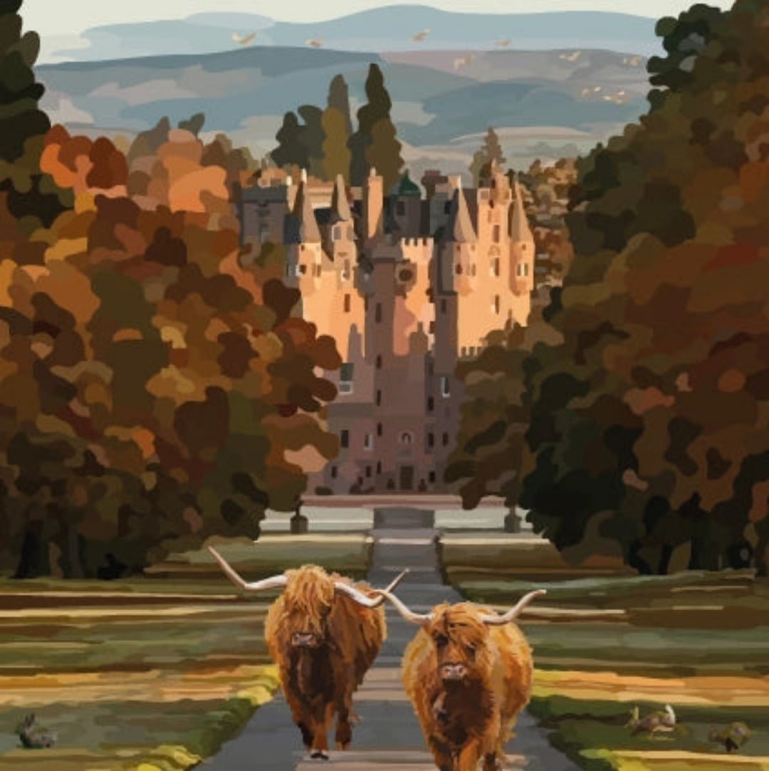 Periodic Society | Glamis Castle Greeting Card