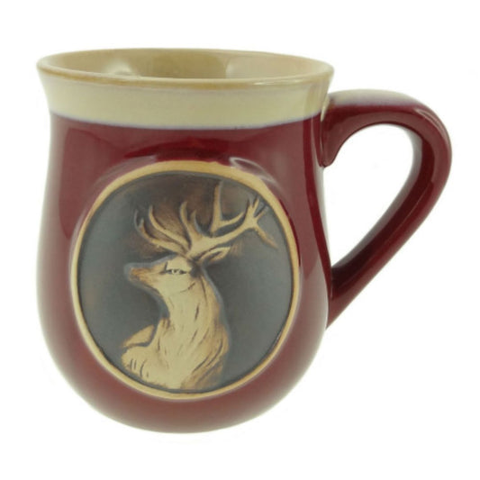 Stoneware Mug  - Stag Red
