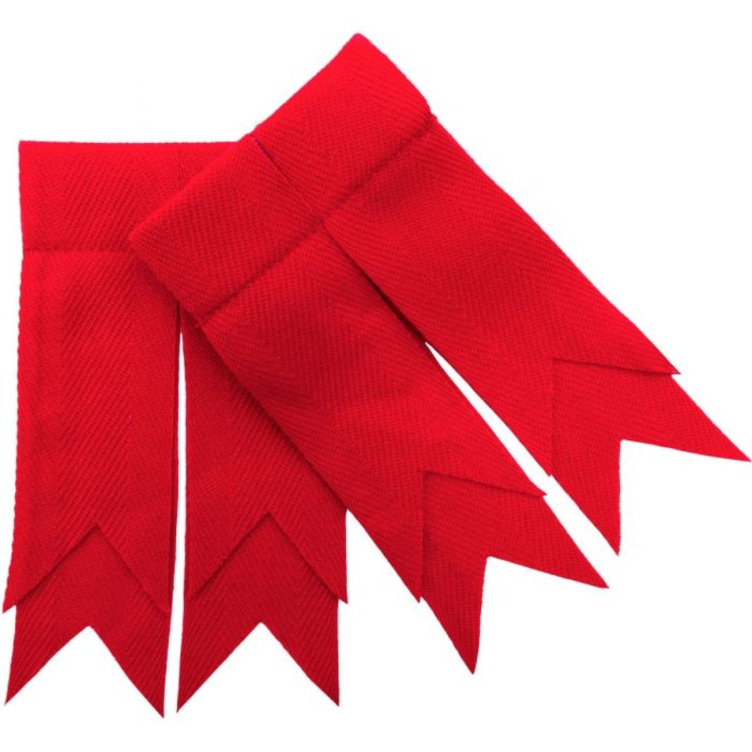 Lochcarron | Garter Flashes Scarlet