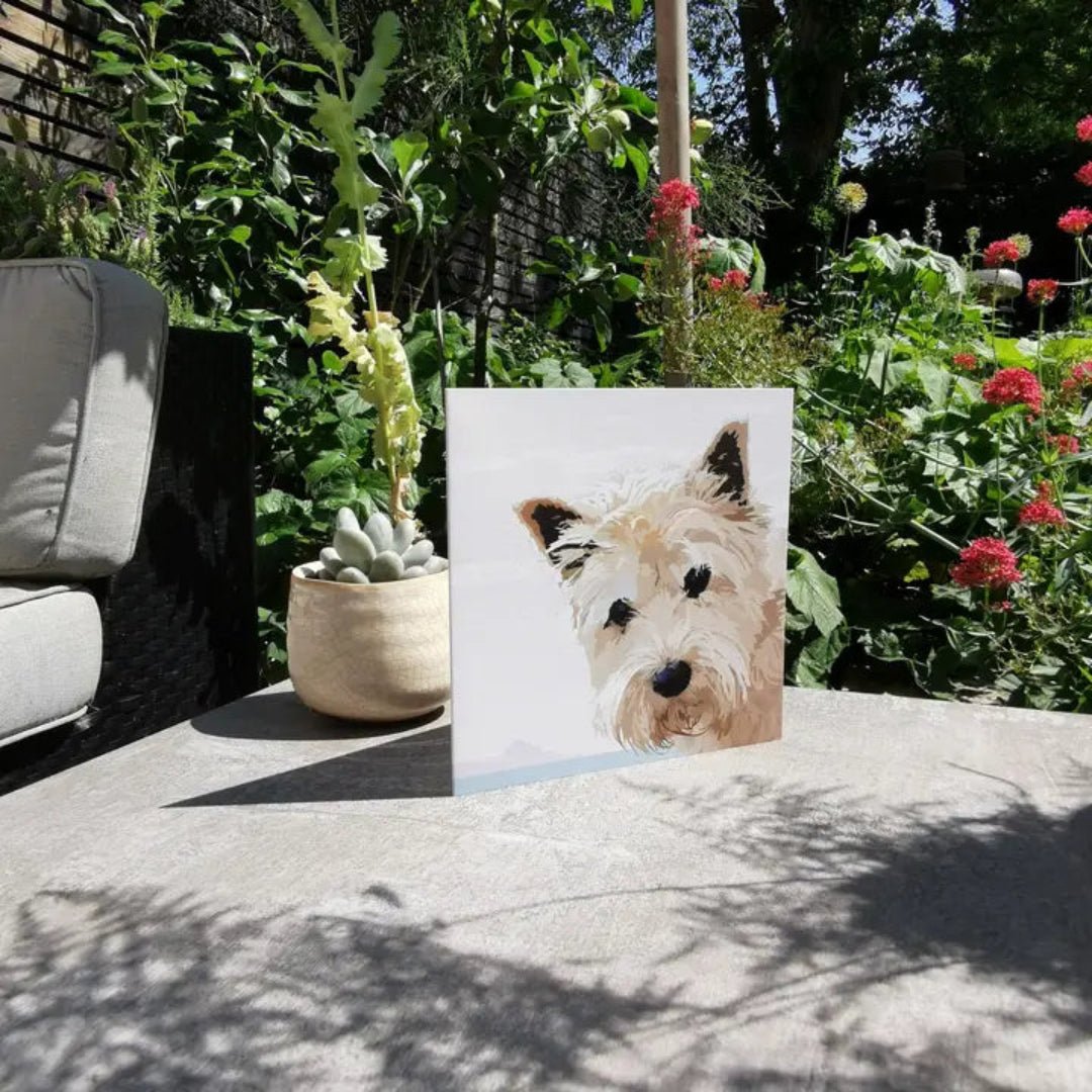 Periodic Society | Westie & the Sea Greeting Card