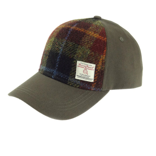 Harris Tweed Baseball Cap | Rust Check