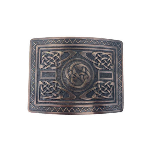 Belt Buckle | Chocolate Bronze Highland Swirl