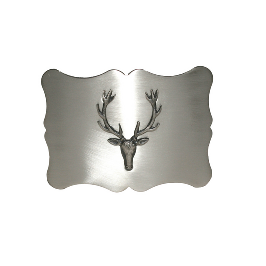 Belt Buckle | Plain Stag - Antiqued Finished