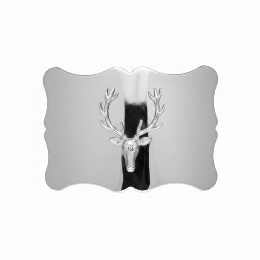 Belt Buckle | Plain Stag - Polished Finish