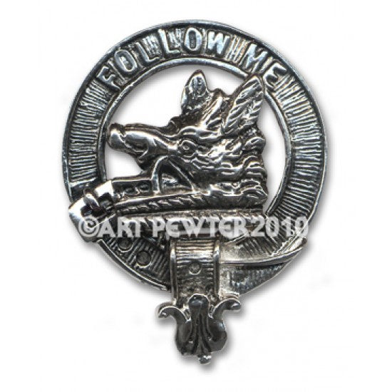 Art Pewter | Clan Cap Badge