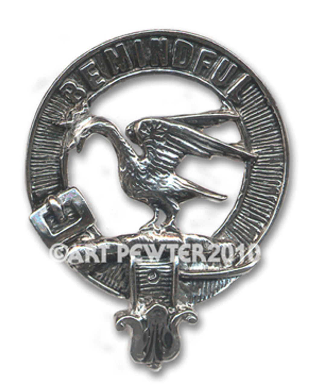 Art Pewter | Clan Cap Badge