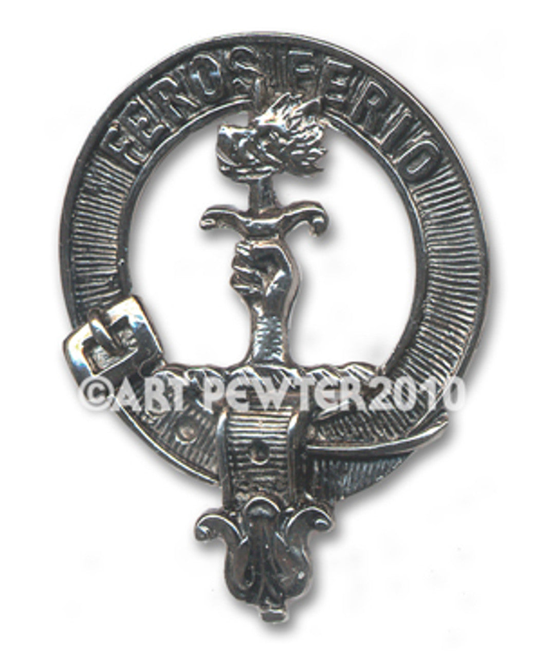 Art Pewter | Clan Cap Badge