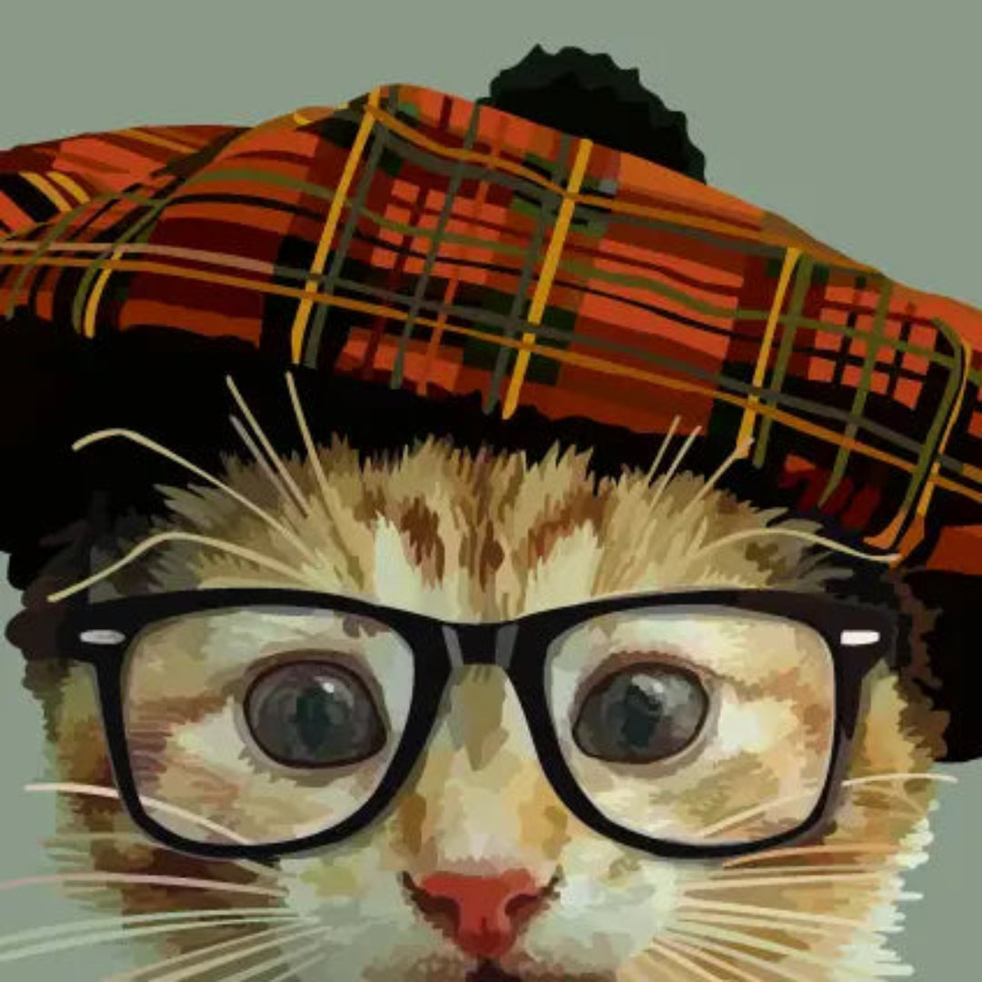 Periodic Society | Cat with Tam & Glasses Gift Card