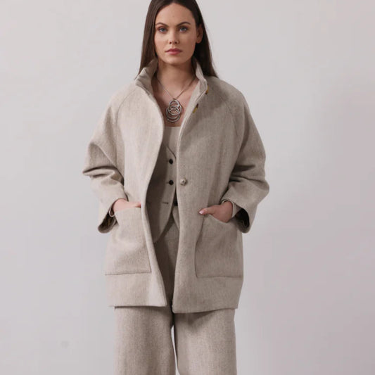 Celtic Tweed | Tweed Alpaca Coat