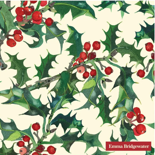 Emma Bridgewater Holly Napkins | Cocktail Size