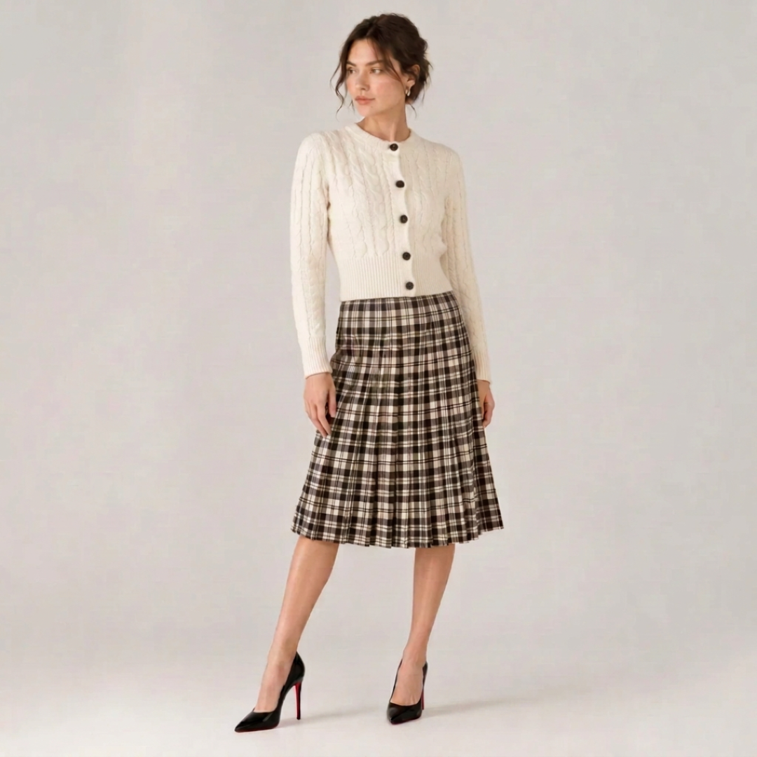 Ladies Tartan Fiona Skirt | Made to Order | Starting From $499