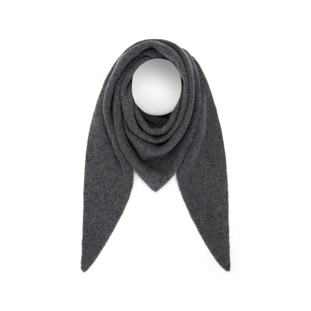 Fisherman Out Of Ireland | 100% Geelong Lambswool Scarf - Grey