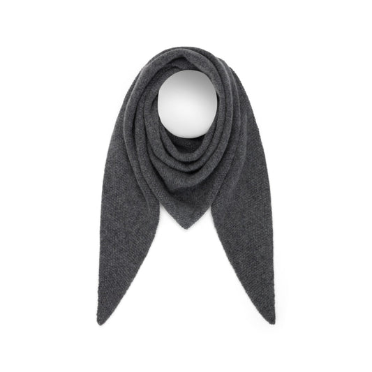Fisherman Out Of Ireland | 100% Geelong Lambswool Scarf - Grey