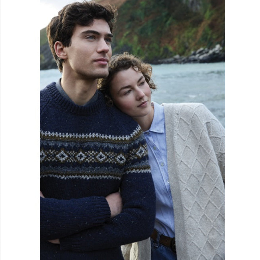 Fisherman Out Of Ireland | Fairisle Crewneck - Silent Night