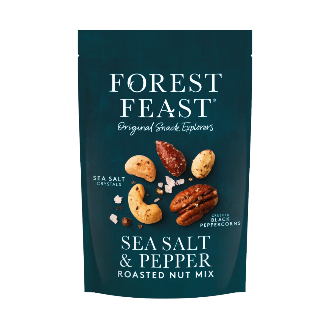 Forest Feast | Slow Roasted Nut Mix - Sea Salt & Peppercorn 120g