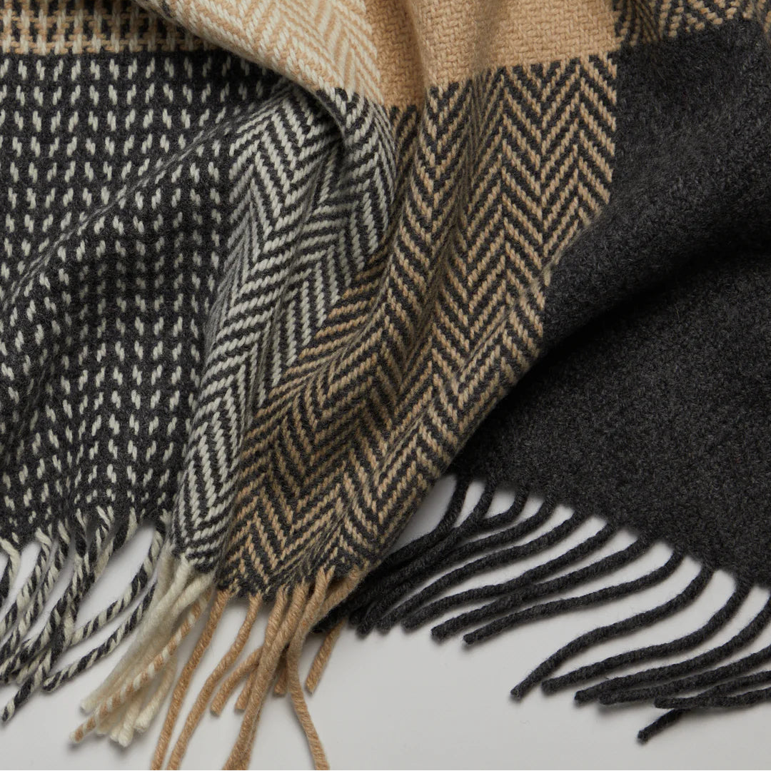 Foxford Woollen Mills | Cashmere & Lambswool Throw - Downpatrick