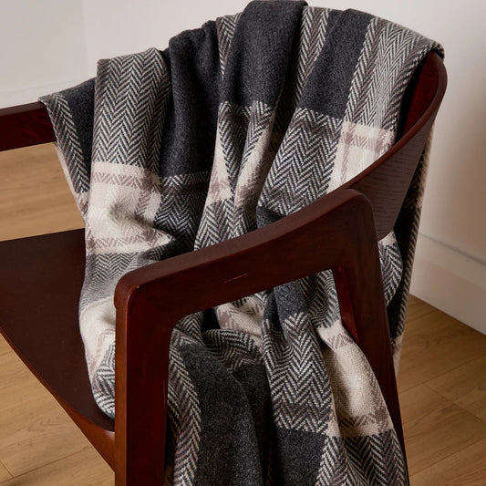 Foxford Woollen Mills | Cashmere & Lambswool Throw - Dun Chaoin