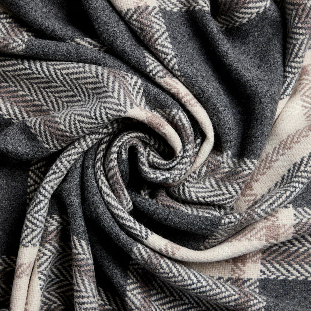 Foxford Woollen Mills | Cashmere & Lambswool Throw - Dun Chaoin