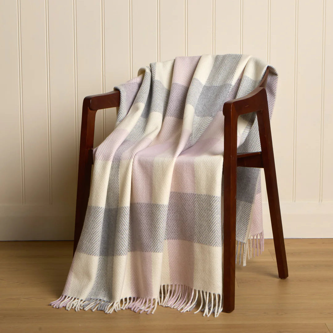 Foxford Woollen Mills | Cashmere & Lambswool Throw - Emily