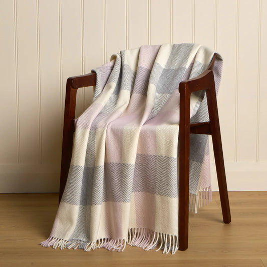 Foxford Woollen Mills | Cashmere & Lambswool Throw - Emily