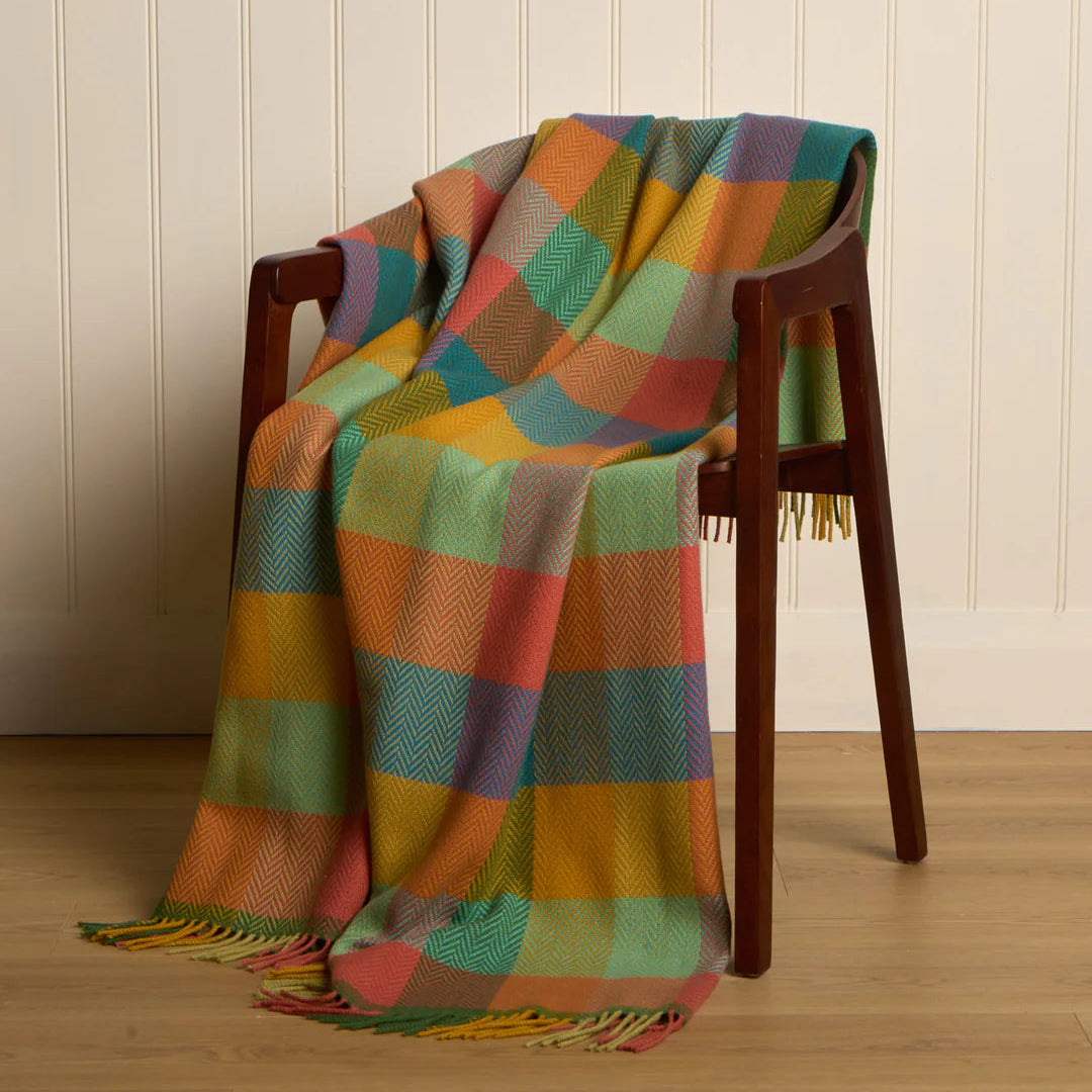Foxford Woollen Mills | Cashmere & Lambswool Throw - Kinsale