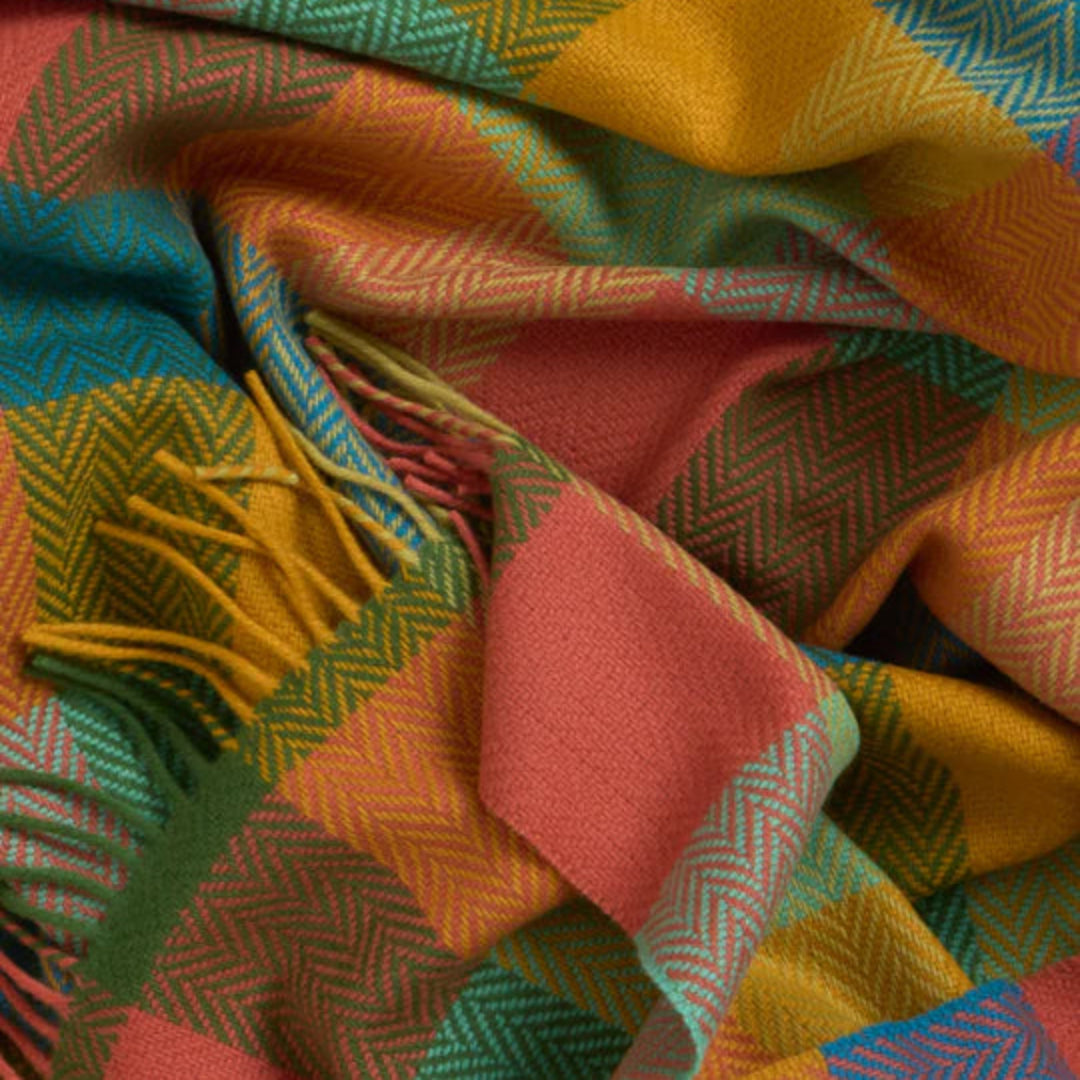 Foxford Woollen Mills | Cashmere & Lambswool Throw - Kinsale