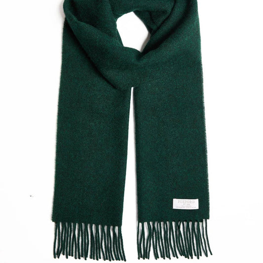 Foxford Woollen Mills | Lambswool Scarf - Amazon Green