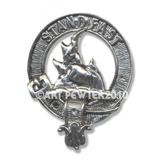 Art Pewter | Clan Cap Badge