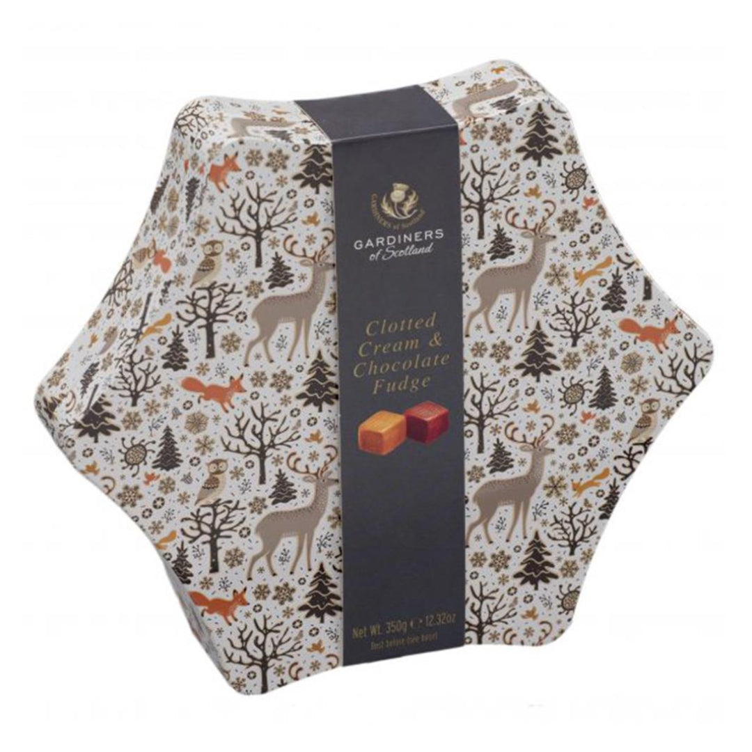 Gardiners of Scotland | Clotted Cream & Chocolate Fudge Tin - 350g