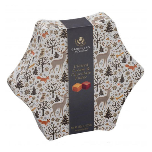 Gardiners of Scotland | Clotted Cream & Chocolate Fudge Tin - 350g