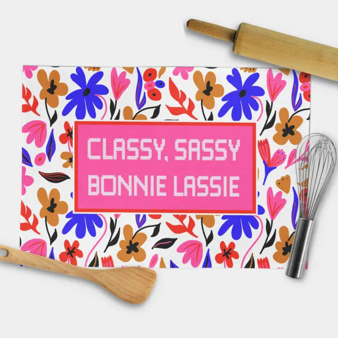 Gillian Kyle | Tea Towel - Classy, Sassy, Bonnie Lassie