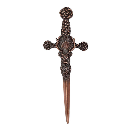 Glen Esk | Kilt Pin - Chocolate Bronze Stag